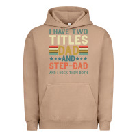 Pigment Burro I Have Two Tıtles Dad And Step Dad And I Rock Them Urban Hoodie - Bettercallsaul