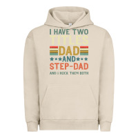 Pigment French Oak I Have Two Tıtles Dad And Step Dad And I Rock Them Urban Hoodie - Bettercallsaul