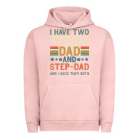 Pigment Salmon I Have Two Tıtles Dad And Step Dad And I Rock Them Urban Hoodie - Bettercallsaul