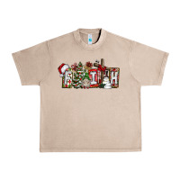 French Oak Faith Urban Heavy Tee - CowhideDigitalArt