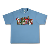 Pebble Blue Faith Urban Heavy Tee - CowhideDigitalArt