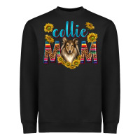 Black western collie mom Heavyweight Sweatshirt - texasbilliewilder