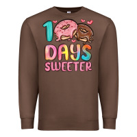 Chestnut 100 days sweeter Premium Sweatshirt - MaliasSmallBusiness