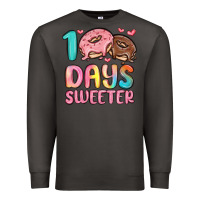 Smoke 100 days sweeter Premium Sweatshirt - MaliasSmallBusiness