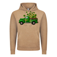 Vintage Coffee st patricks truck shamrock horseshoe gold Vintage Hoodie - RanaPortraitStore