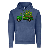 Vintage Denim st patricks truck shamrock horseshoe gold Vintage Hoodie - RanaPortraitStore