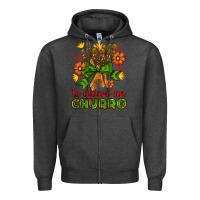 Charcoal Heather Te Gueiro un churro Zipper Hoodie - AdoDesignShop