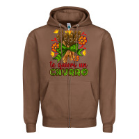 Chestnut Te Gueiro un churro Zipper Hoodie - AdoDesignShop