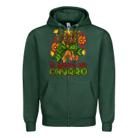 Sports Green Te Gueiro un churro Zipper Hoodie - AdoDesignShop