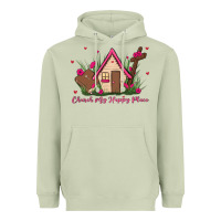 Matcha church is my happy place Heavyweight Hoodie - MaliasSmallBusiness