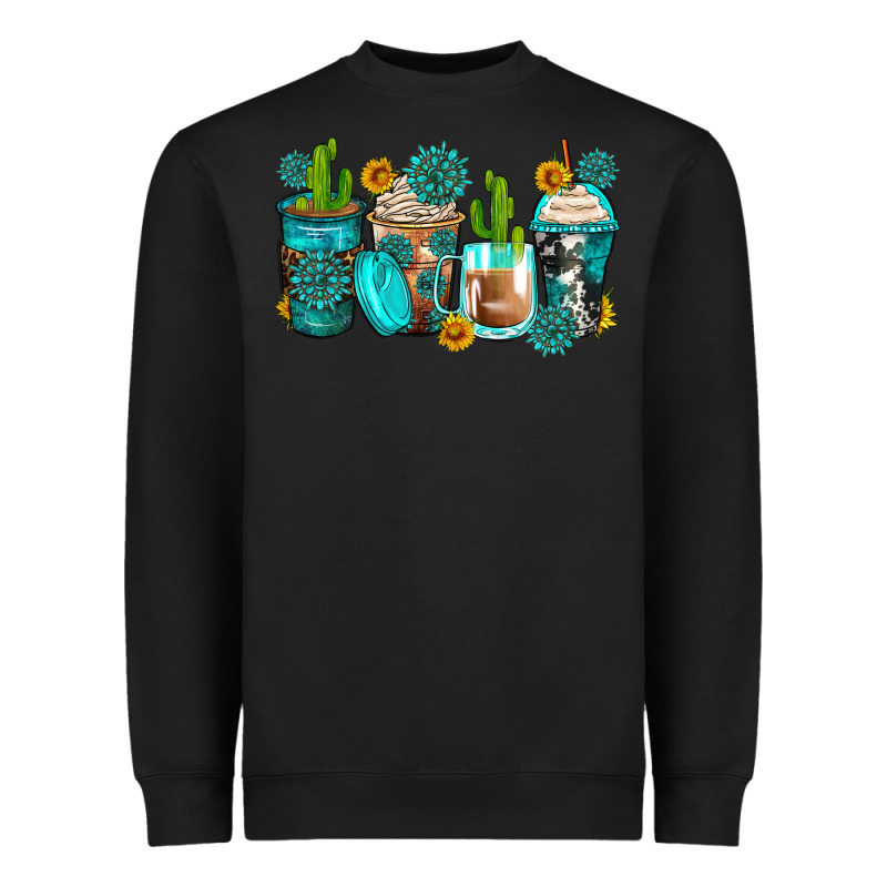 Gemstone Coffee Cups Heavyweight Sweatshirt by Zillion Design Studio | Teevron