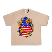 Burro American flag arrowhead Urban Heavy Tee - Neo Western