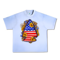 Grape Ice American flag arrowhead Urban Heavy Tee - Neo Western