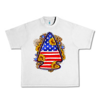 Lunar Rock American flag arrowhead Urban Heavy Tee - Neo Western