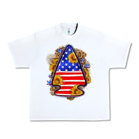 White American flag arrowhead Urban Heavy Tee - Neo Western