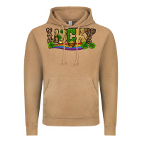 Vintage Camel st patricks shamrock gold with rainbow Vintage Hoodie - RanaPortraitStore