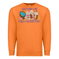 Carrot 100 days of doing teacher stuff Premium Sweatshirt - MaliasSmallBusiness