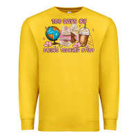 Lemon 100 days of doing teacher stuff Premium Sweatshirt - MaliasSmallBusiness