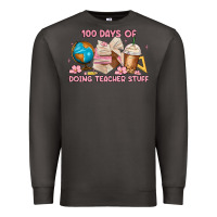 Smoke 100 days of doing teacher stuff Premium Sweatshirt - MaliasSmallBusiness