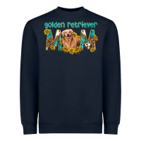 Navy western golden retriever mom Heavyweight Sweatshirt - texasbilliewilder