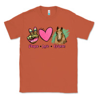 Copper peace love horses Classic Tee - RanaPortraitStore