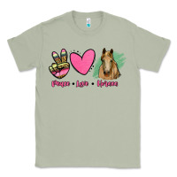 Matcha peace love horses Classic Tee - RanaPortraitStore