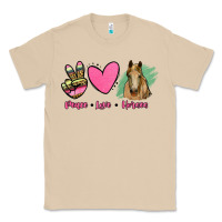Mushroom peace love horses Classic Tee - RanaPortraitStore