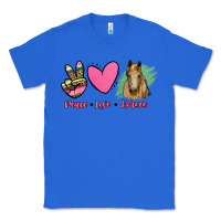 True Royal peace love horses Classic Tee - RanaPortraitStore