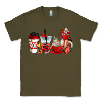Army Green hockey coffee cups Classic Tee - AdoDesignShop