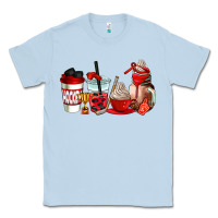 Dusty Blue hockey coffee cups Classic Tee - AdoDesignShop