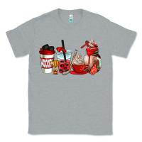 Heather Grey hockey coffee cups Classic Tee - AdoDesignShop