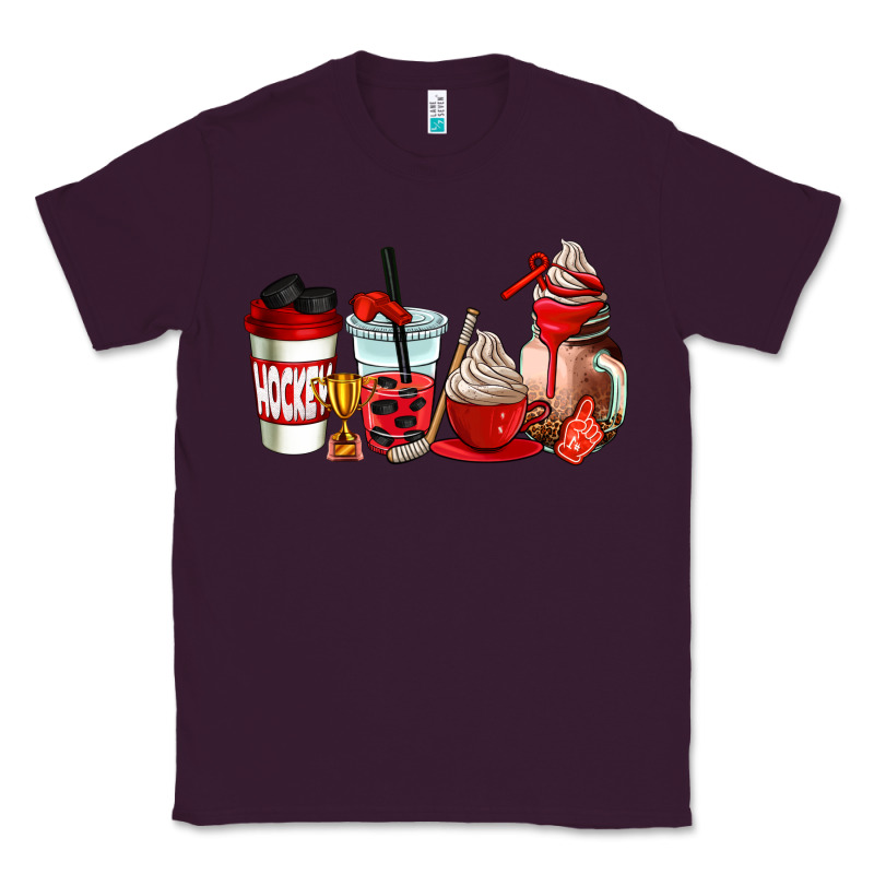 Hockey Coffee Cups Classic Tee by AdoDesignShop | Teevron