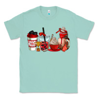 Seafoam hockey coffee cups Classic Tee - AdoDesignShop