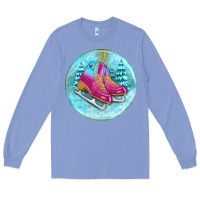 Colony Blue ice skate christmas ornament Long Sleeve Tee - BundleAndBundleShop
