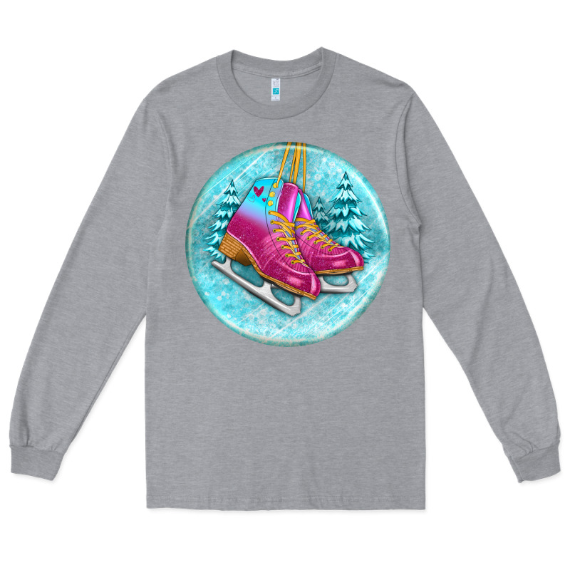 Ice Skate Christmas Ornament Long Sleeve Tee by BundleAndBundleShop | Teevron
