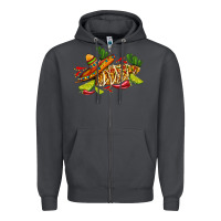 Smoke mexican elote corn sombrero lime and  cactus Zipper Hoodie - AdoDesignShop