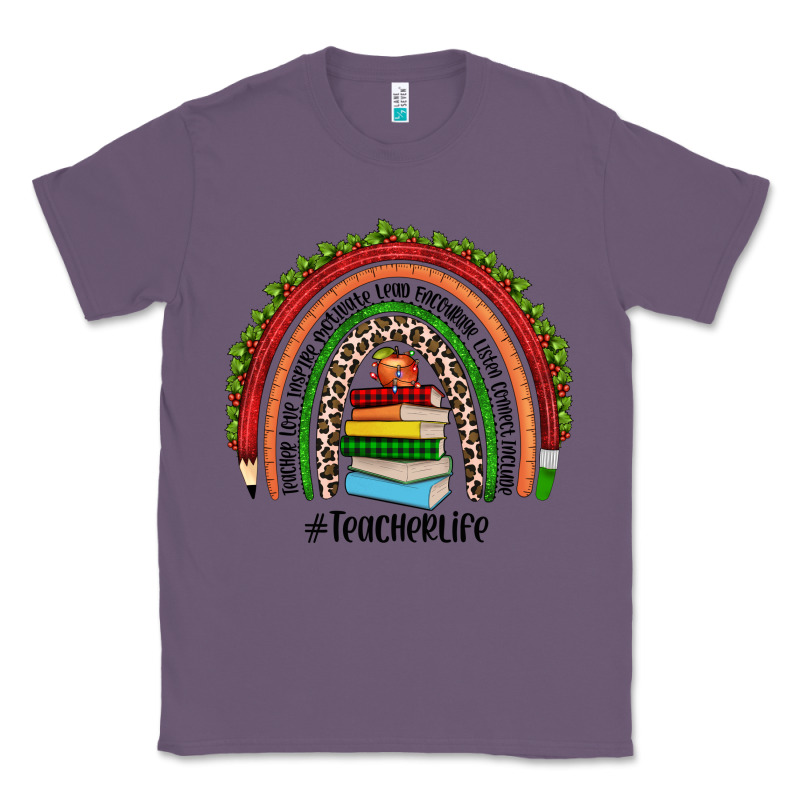 Christmas Teacherlife Rainbow Classic Tee by JahusDesignShop | Teevron