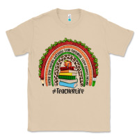 Mushroom Christmas Teacherlife rainbow Classic Tee - JahusDesignShop