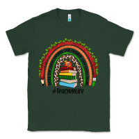 Sports Green Christmas Teacherlife rainbow Classic Tee - JahusDesignShop