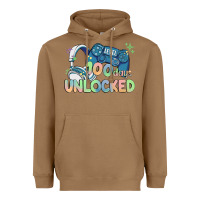 Toasted Coconut level 100 days unlocked Heavyweight Hoodie - MaliasSmallBusiness
