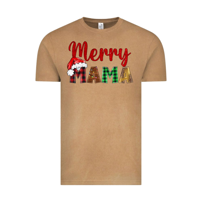 Merry Mama Vintage Tee by BarkalooDesign | Teevron