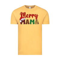 Vintage Mustard merry mama Vintage Tee - BarkalooDesign