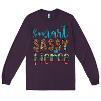 Plum smart  sassy fierce Long Sleeve Tee - JahusDesignShop
