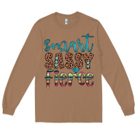 Toasted Coconut smart  sassy fierce Long Sleeve Tee - JahusDesignShop