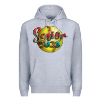 Heather Grey softball senior 2023 Premium Hoodie - BundleAndBundleShop
