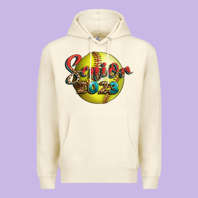 Softball Senior 2023 Premium Hoodie Designed By Bundleandbundleshop