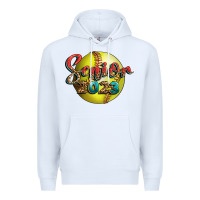 White softball senior 2023 Premium Hoodie - BundleAndBundleShop