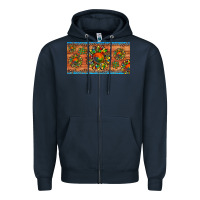 Navy autism awareness sunflower puzzle license plate Zipper Hoodie - Artiststas