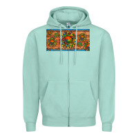 Seafoam autism awareness sunflower puzzle license plate Zipper Hoodie - Artiststas