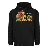 Black life is better in the country Heavyweight Hoodie - MaliasSmallBusiness